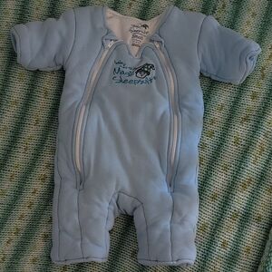 Baby Blue Baby Merlin's Magic Sleepsuit